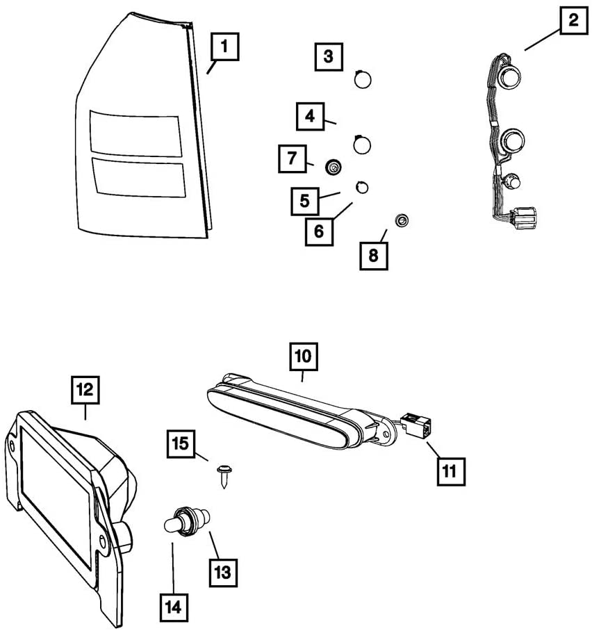 MOPAR 4806100AC LAMP