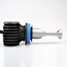 iDlumina H11 12V 24V White LED Car Light Bulb 6X5W CSP Aluminum Fanless Cooling Design for Replacement Headlight Fog Light (Pack of 2)