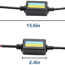 HerMia 9005 9006 9012 Led Headlight Decoder Canbus Error Free Anti-flicker Resistor Harness Headlight Bulb Decoder for LED Headlight Warning (Pair)