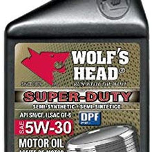 Wolf's Head Super Duty Motor Oil 5W-30-12QT case