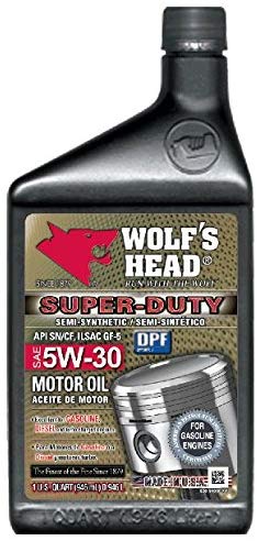 Wolf's Head Super Duty Motor Oil 5W-30-12QT case