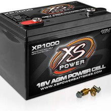 XS Power XP1000 16V 2,400 Amp AGM Battery with 3/8" Stud Terminal