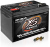 XS Power XP1000 16V 2,400 Amp AGM Battery with 3/8