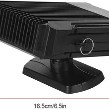 Qiilu Car Heater Fan, Universal Car Heating Fan Vehicle Portable Windshield Snow Fog Frost Removal DC12V/24V