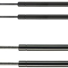 Set of 4 Rear Window Glass and Tailgate Lift Support Gas Struts Spring Compatible with 2008-2013 Toyota Highlander