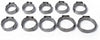 Gazechimp 100pcs Stainless Steel O-Clips Single Ear Hose Pipe Clamps 12.5mm-23.5mm