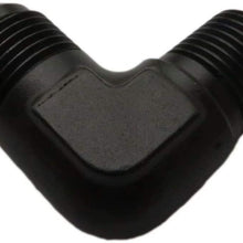 90 Degree Elbow Adapter -8 AN to 3/8 NPT Fitting Male for Changing Flow Direction