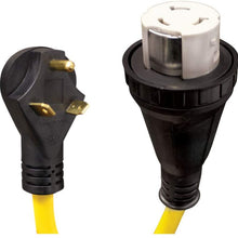 Quick Products QP-30M30T012 Twist Lock Adapter Cord - 30A Male to 30A Twist Lock, 12"