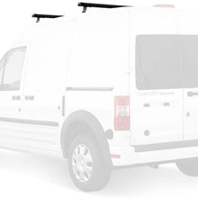 Vantech USA Black Transit Connect J1000 bolt-on ladder roof rack 50" bars