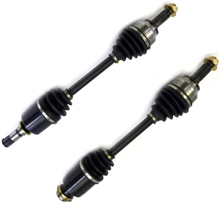 DTA MZ23012302 front Left Right Pair - 2 New Premium CV Axles Fits 2005-2011 Mazda 3 With Manual Transmission (Excludes Mazdaspeed Model); Mazda 5 With Manual Transmission