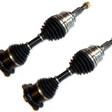 DTA GM61126112 front Left Right Pair - 2 New Premium CV Axles compatible with Chevrolet Silverado, Suburban, Tahoe; GMC Yukon, Sierra - 1500 Series Only