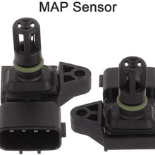 ZENITHIKE Manifold Absolute Pressure Sensor Replacement for 1110010-PA01 2007-2010 Dodge Ram 2500 2007-2010 Dodge Ram 3500 2011-2014 Ram 2500 2011-2014 Ram 3500 2pcs