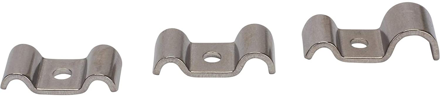 Dual Line Stainless Steel Line Clamps, 3/8-3/16 Inch
