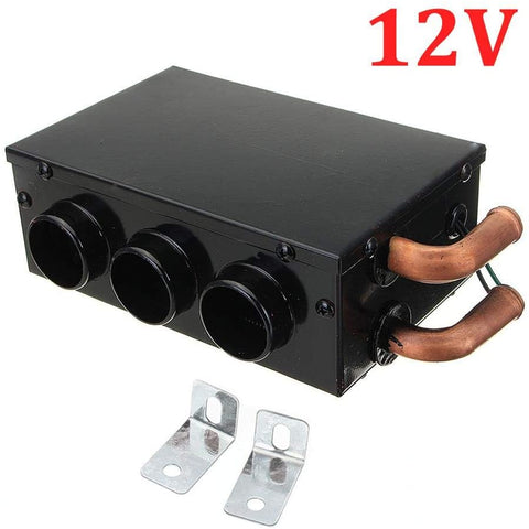 PROKTH 12V 24W 3 Hole Car Heater Portable Car Vehicle Heating Cooling Heater Defroster Demister,DC