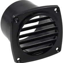 Gazechimp Round Air Vent ABS Louver Grille Cover Black for Rv/Yacht/Boat