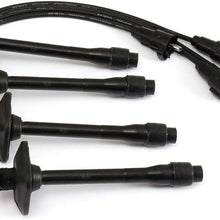 TUPARTS Pack of 4 Ignition Wire Sets Compatible with Abarth 750 Toyota Camry/ RAV4/ Solara 1959-2001