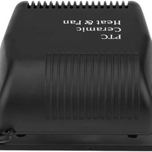 EVGATSAUTO Car Demister Windshield Defroster12V Portable Car Ceramic Heating Windshield Defroster Demister 2 in 1 Cooling Fan Heater Ceramic Heater