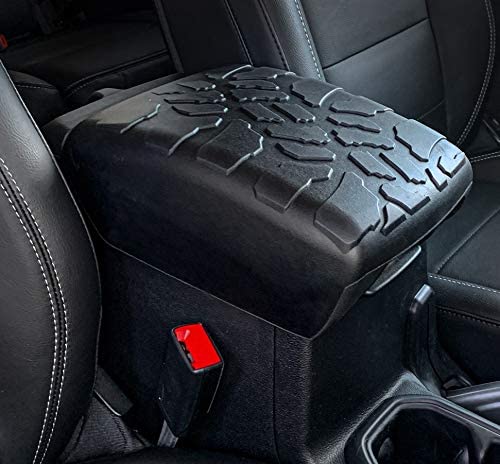 Boomerang Tire Tread Armpad for 2018+ Jeep Wrangler JL - Center Console Armrest Cover