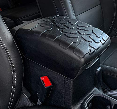 Boomerang Tire Tread Armpad for 2018+ Jeep Wrangler JL - Center Console Armrest Cover