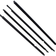 4 X Weatherstrip Window Molding Trim Seal Belt fit for 2008-2010 Toyota Highlander