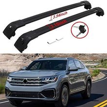 US roof bar for VW Volkswagen Atlas Cross Sport 2020 2021 Top roof Rail Roof Rack Cross Bars Luggage Cargo Carrier Lockable 2