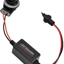 Hlyjoon Car Error Free Decoder 2pcs 3156 LED Headlight Decoder Device Anti-Flicker Resistors Error Canceller Car Vehicles LED Headlight Decoder for LED Headlight Fog Light