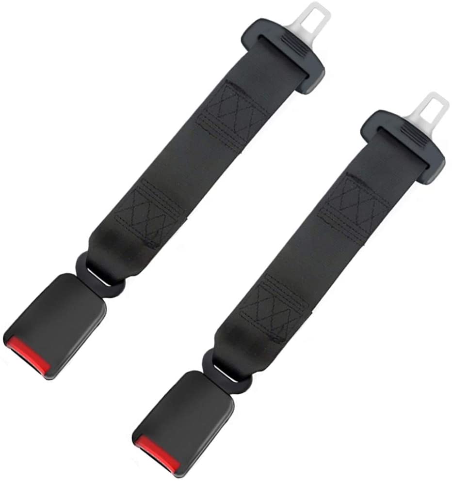 2 Pack 14.25'' Car Seat Belt Extender Car Buckles for Belt Extension