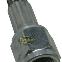 Bryke Racing Braided Brake Line Straight #4 (24" Hose) (4-Pack)