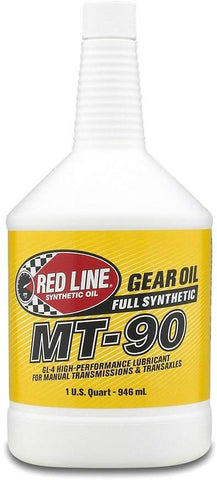 Red Line (50304) MT-90 75W-90 GL-4 Manual Transmission and Transaxle Lubricant - 1 Quart