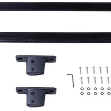 AUTOMUTO Cross Bars fit for Nissan Pathfinder 2005 2006 2007 2008 2009 2010 2011 2012 Aluminum Black Kayak Roof Rack Roof Top Bar Luggage Carrier