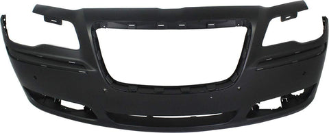 Front Bumper Cover Compatible with 2011-2014 Chrysler 300 Primed with ACC and Parking Aid Sensor Holes