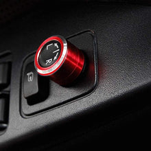 iJDMTOY Red Anodized Aluminum Side Mirror Adjustment Button Knob Cover Compatible With Subaru WRX, STI, Impreza, Forester, XV Crosstrek, BRZ, etc