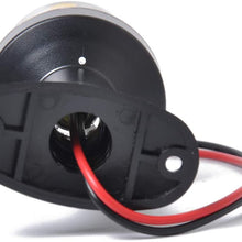 MHSZZAO 12V DC LED Fixed Mount All-Round Navigation Marine Boat Yacht Stern Anchor LED Navigation Light All Round 360°White Light