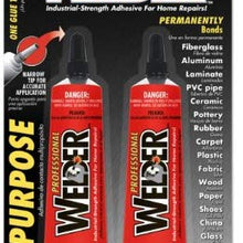 Welder Adhesive, 2 - 1oz Tubes - 3 Packs of 2 (6 tubes)