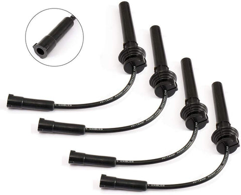 Aintier Brand New Ignition Wire Sets Replacement for Chrysler PT Cruiser/Sebring/Voyager Dodge Caravan/Stratus 2001-2010 (Set of 4)