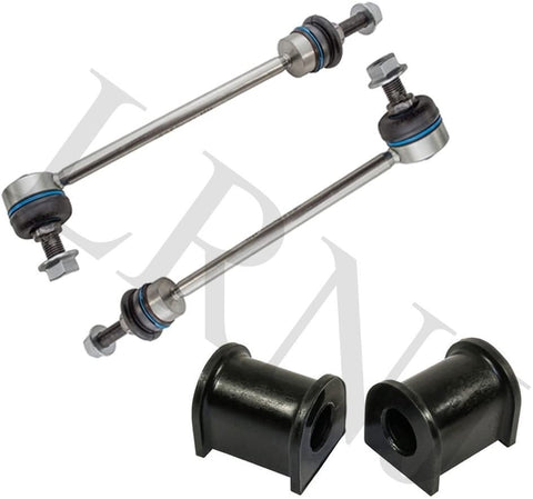 BRITPART FRONT SUSPENSION ANTI ROLL BAR LINK & BAR BUSH SET COMPATIBLE WITH LAND ROVER DISCOVERY 2 1999-2004 PART # RBM100223 x2 / RBX101690PY x2