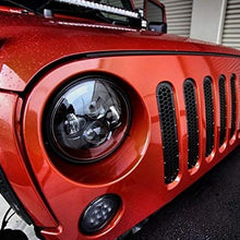 iJDMTOY (2) H4-To-H13 Compatible With Jeep Wrangler JK Anti-Flicker Decoders Fit Any 7-Inch Round LED Headlight Systems