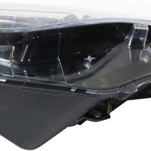 Headlight Assembly Compatible with 2017-2019 Toyota Corolla LED Composite Clear Lens With bulb(s) Pair Driver and Passenger Side