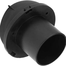 Air Vent Outlet, 60mm Auto Car Heater Ducting Warm Air Vent Outlet -Rotatable 360 Degrees
