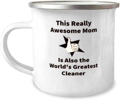 Awesome Mom And World'S Best Cleaner Camper Mug
