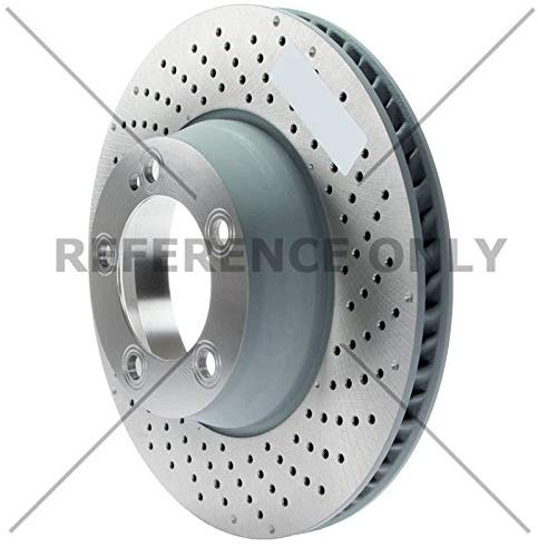 CENTRIC PARTS 128.37085 OE DESIGN DRILLED PREMIUM BRAKE ROTOR