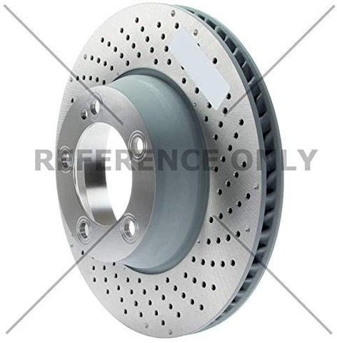 CENTRIC PARTS 128.37085 OE DESIGN DRILLED PREMIUM BRAKE ROTOR