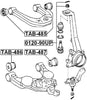 4865534010 - Arm Bushing (for Front Lower Control Arm) For Toyota - Febest