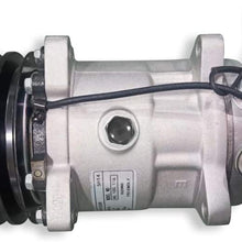 DEMOTOR PERFORMANCE Air Conditioning Compressor AC Compressor V-Belt Pulley for Sanden 508 Style Hot Rod