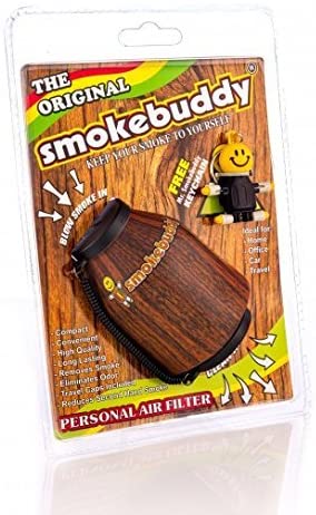 smokebuddy Original Personal Air Filter with Wood Detailing