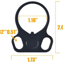 MyltaWish 2Pcs/4Pcs Standard Wrench Hand Tools Model Steel Sling Adapters Connection Accessories Wrench Hand Tools for 15 Black