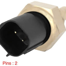 X AUTOHAUX Car Coolant Water Temperature Sensor 37870-PLC-004 37870-PNA-002 for 2001-2011 Honda Civic for 2005-2008 Acura RL