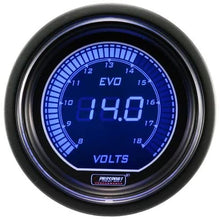 Volt Gauge- Electrical Red/blue EVO Series 52mm (2 1/16")