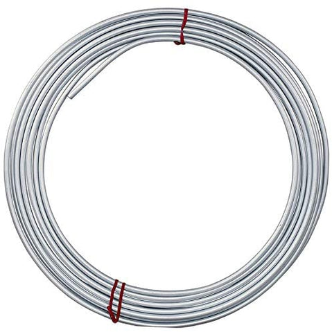 4LIFETIMELINES Galvanized Steel Brake, Fuel, Transmission Line Tubing Coil, 1/4 x 25
