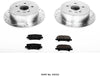 Power Stop K5333 Rear Brake Kit with Drilled/Slotted Brake Rotors and Z23 Evolution Ceramic Brake Pads